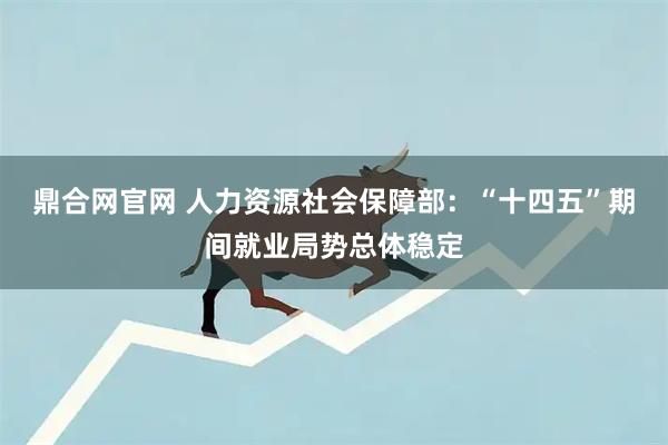 鼎合网官网 人力资源社会保障部：“十四五”期间就业局势总体稳定